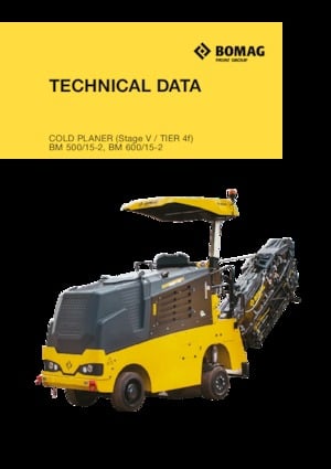 Découpeuse de chaussée Bomag BM 500/15-2