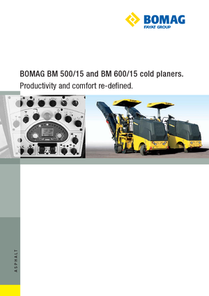 Découpeuse de chaussée Bomag BM 500/15