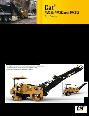 Découpeuse de chaussée Caterpillar PM312