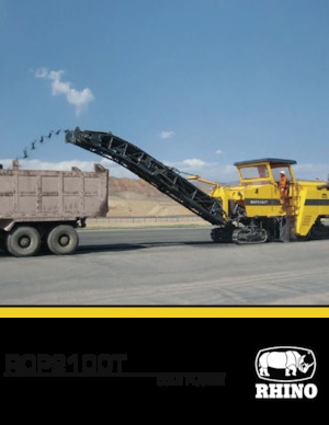 Découpeuse de chaussée RHINO RCP2100T