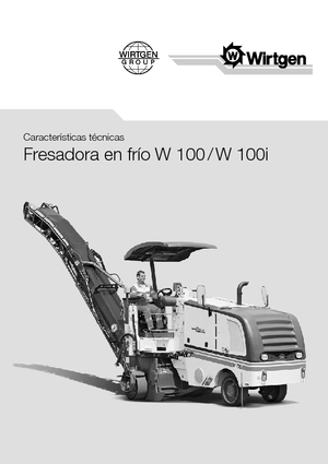 Découpeuse de chaussée Wirtgen W 100 i