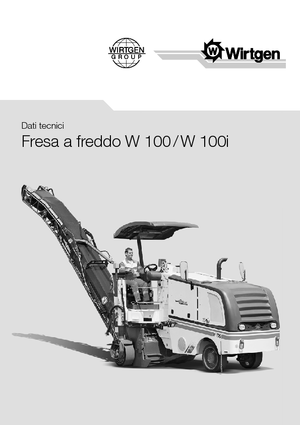 Découpeuse de chaussée Wirtgen W 100 i