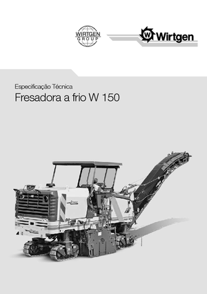 Découpeuse de chaussée Wirtgen W 150
