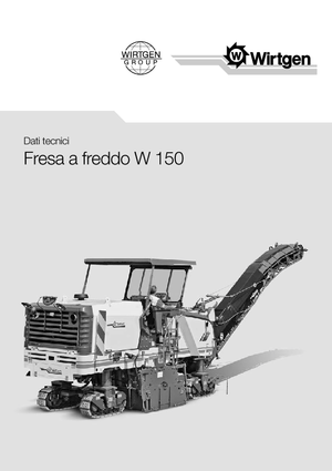 Découpeuse de chaussée Wirtgen W 150