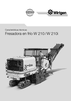 Découpeuse de chaussée Wirtgen W 210 i