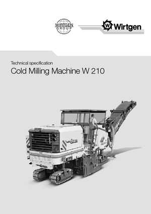 Découpeuse de chaussée Wirtgen W 210