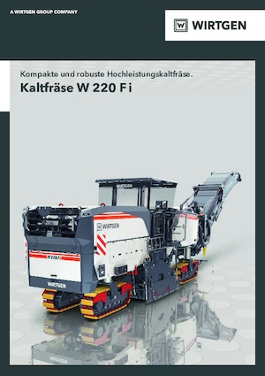 Découpeuse de chaussée Wirtgen W 220 Fi
