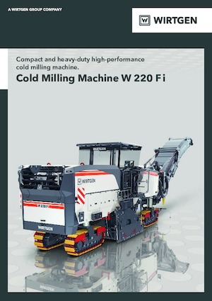 Découpeuse de chaussée Wirtgen W 220 Fi