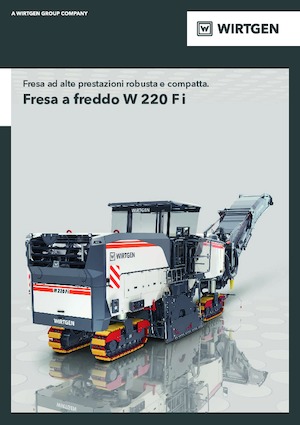 Découpeuse de chaussée Wirtgen W 220 Fi