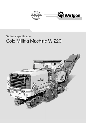 Découpeuse de chaussée Wirtgen W 220