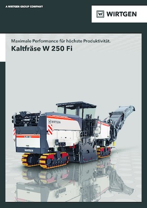 Découpeuse de chaussée Wirtgen W 250 Fi