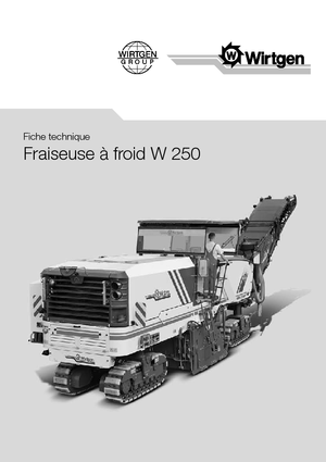 Découpeuse de chaussée Wirtgen W 250