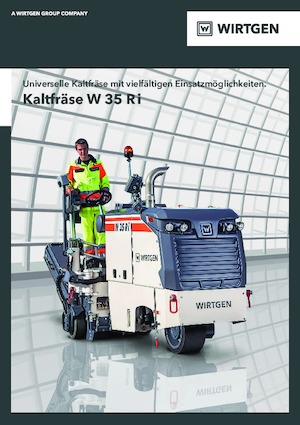 Découpeuse de chaussée Wirtgen W 35 Ri