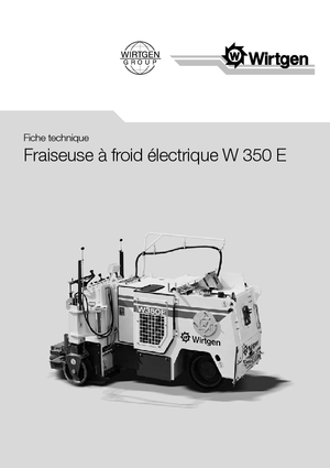 Découpeuse de chaussée Wirtgen W 350