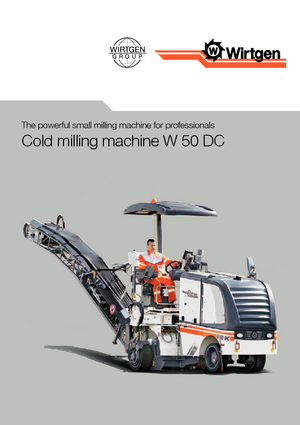 Découpeuse de chaussée Wirtgen W 50 DC