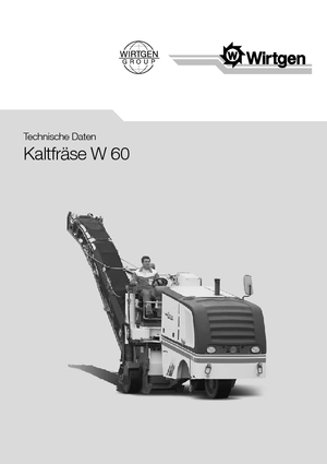 Découpeuse de chaussée Wirtgen W 60