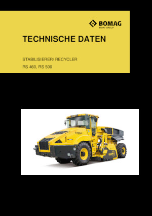 Recycleur route froid Bomag RS 460