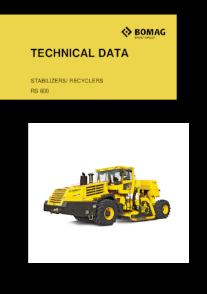 Recycleur route froid Bomag RS 600