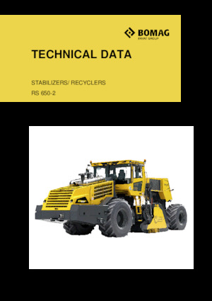 Recycleur route froid Bomag RS 650-2