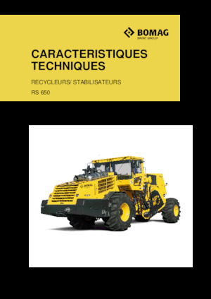 Recycleur route froid Bomag RS 650