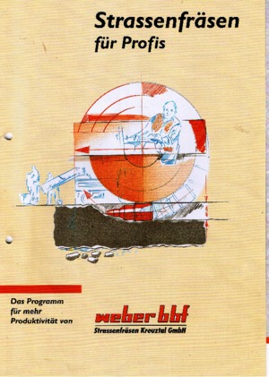 Découpeuse de chaussée weber bbf SF 415