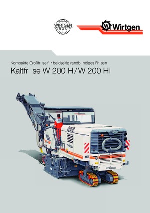 Découpeuse de chaussée Wirtgen W 200 Hi