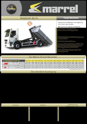 Bennes basculantes Marrel AL 14 DIN 56 S-B