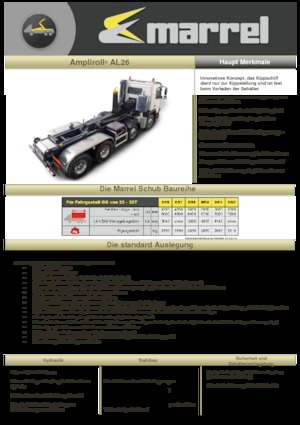 Bennes basculantes Marrel AL 26 DIN 58 B