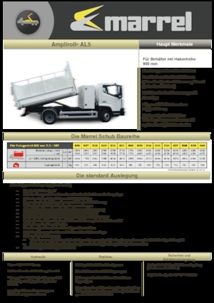 Bennes basculantes Marrel AL 5 DIN 32 B