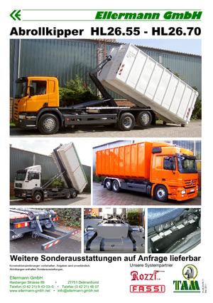 Bennes basculantes Ellermann HL 26.60