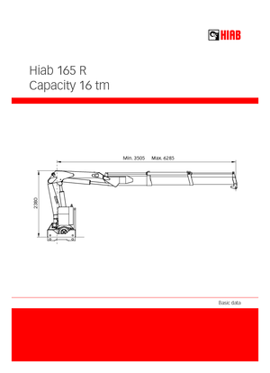 Grues de chargement mobile Hiab 165 R-F3