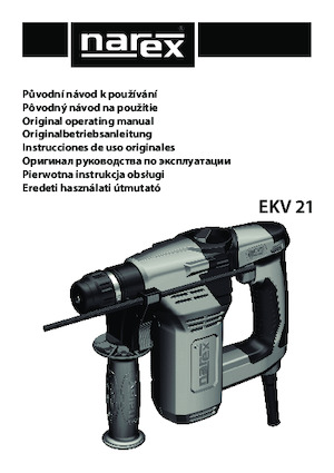 Marteaux rotatifs Narex EKV 21