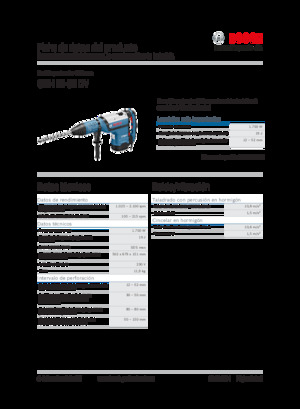 Marteaux rotatifs Bosch GBH 12-52 DV