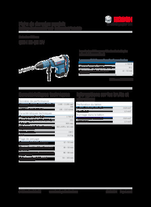 Marteaux rotatifs Bosch GBH 12-52 DV