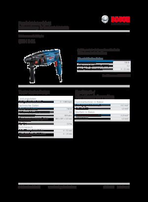 Marteaux rotatifs Bosch GBH 2-21