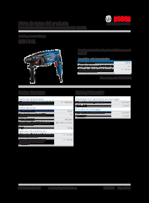 Marteaux rotatifs Bosch GBH 2-21