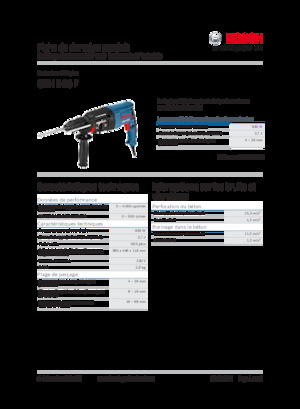 Marteaux rotatifs Bosch GBH 2-26 F