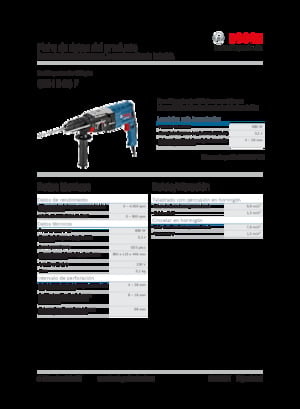 Marteaux rotatifs Bosch GBH 2-28 F