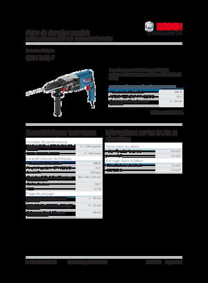 Marteaux rotatifs Bosch GBH 2-28 F