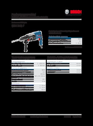Marteaux rotatifs Bosch GBH 2-28 F