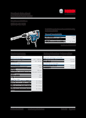 Marteaux rotatifs Bosch GBH 5-40 DCE