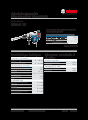 Marteaux rotatifs Bosch GBH 5-40 DCE
