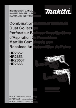 Marteaux rotatifs Makita HR2653