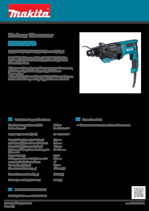 Marteaux rotatifs Makita HR2670