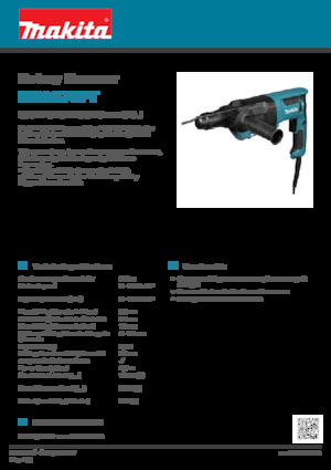 Marteaux rotatifs Makita HR2670FT