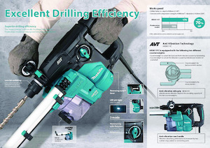 Marteaux rotatifs Makita HR3011FC
