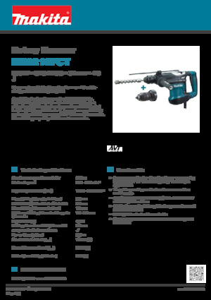 Marteaux rotatifs Makita HR3210FCT