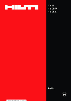 Marteaux rotatifs Hilti TE 2