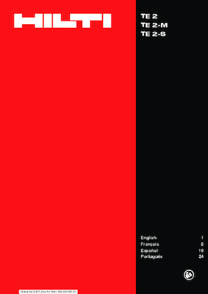 Marteaux rotatifs Hilti TE 2