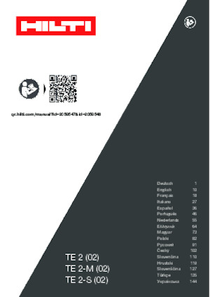 Marteaux rotatifs Hilti TE 2-M